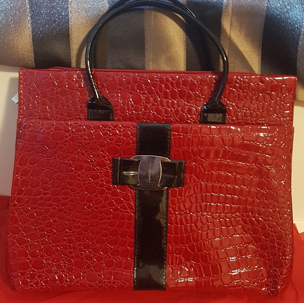 Blazing Red Tote Bag